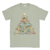 Matcha bicycle christmas tree funny biker bicyclist xmas for family long slee Classic Tee - lanVoArt