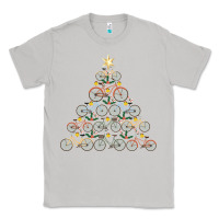 Moon Dust bicycle christmas tree funny biker bicyclist xmas for family long slee Classic Tee - lanVoArt