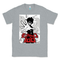 Heather Grey mob psyco 100   % Classic Tee - lanVoArt