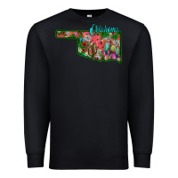 Black oklahoma Premium Sweatshirt - SublimationCraftShop