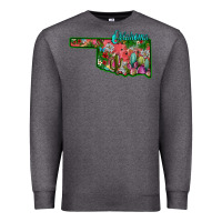 Charcoal Heather oklahoma Premium Sweatshirt - SublimationCraftShop