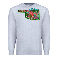 Heather Grey oklahoma Premium Sweatshirt - SublimationCraftShop