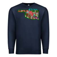 Navy oklahoma Premium Sweatshirt - SublimationCraftShop