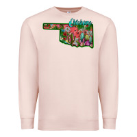 Pale Pink oklahoma Premium Sweatshirt - SublimationCraftShop