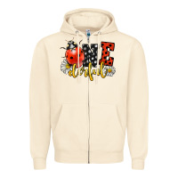 Sandshell onederful wonderful ladybug Zipper Hoodie - LillyAllenDesigns