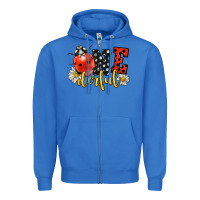 True Royal onederful wonderful ladybug Zipper Hoodie - LillyAllenDesigns