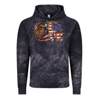 Cloud Black Love America Eagle 4th of july Vintage Hoodie - HowdyJamesFarm