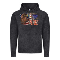 Vintage Black Love America Eagle 4th of july Vintage Hoodie - HowdyJamesFarm