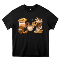Black Bakery Coffee Cups With Cookie Bbs Heavy Core Tee - BundleAndBundleShop