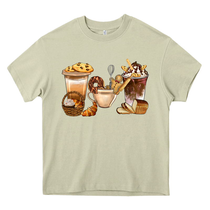 Bakery Coffee Cups With Cookie Bbs Heavy Core Tee by BundleAndBundleShop | Teevron