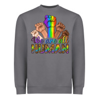 Storm We Are All Human Heavyweight Sweatshirt - BundleAndBundleShop