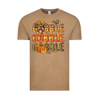 Vintage Coffee Gobble gobble turkey Thanksgiving Vintage Tee - NancyCooperArtShop