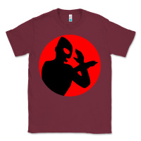 Burgundy ultraman Classic Tee - lanVoArt
