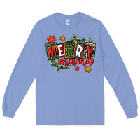 Colony Blue merry mama Long Sleeve Tee - CowGirlArtShop