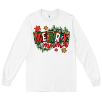 White merry mama Long Sleeve Tee - CowGirlArtShop