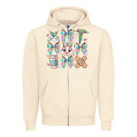Sandshell easter bow Zipper Hoodie - CowhideDigitalArt