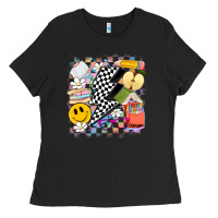 Black retro teacher Ladies Tee - Artiststas