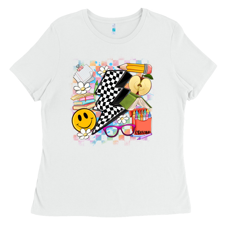 Retro Teacher Ladies Tee by Artiststas | Teevron