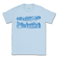 Dusty Blue collinwood mansion from dark shadows Classic Tee - lanVoArt