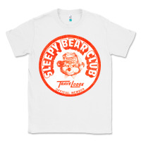White sleepy bear club   70s thrift store aesthetic Classic Tee - lanVoArt