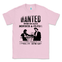 Bubblegum Pink wanted bonnie and clyde, distressed Classic Tee - lanVoArt