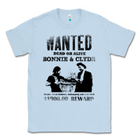 Wanted Bonnie And Clyde, Distressed Classic Tee | Teevron