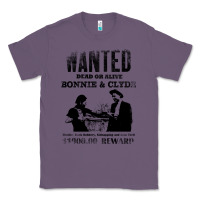 Lavender wanted bonnie and clyde, distressed Classic Tee - lanVoArt