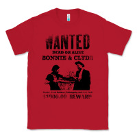 Red wanted bonnie and clyde, distressed Classic Tee - lanVoArt