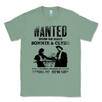 Sage wanted bonnie and clyde, distressed Classic Tee - lanVoArt