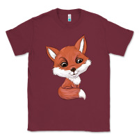 Burgundy fox Classic Tee - texasbilliewilder