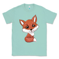 Seafoam fox Classic Tee - texasbilliewilder