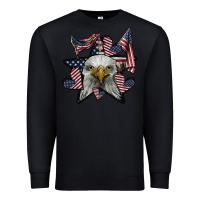 Black eagle star png Premium Sweatshirt - SublimationCraftShop