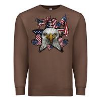Chestnut eagle star png Premium Sweatshirt - SublimationCraftShop