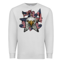 Dove Grey eagle star png Premium Sweatshirt - SublimationCraftShop