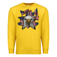 Lemon eagle star png Premium Sweatshirt - SublimationCraftShop