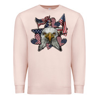Pale Pink eagle star png Premium Sweatshirt - SublimationCraftShop