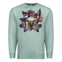 Seafoam eagle star png Premium Sweatshirt - SublimationCraftShop
