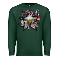 Sports Green eagle star png Premium Sweatshirt - SublimationCraftShop