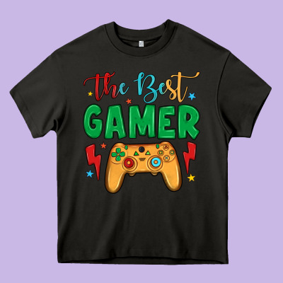 The Best Gamer Heavy Core Tee Designed By Jahusdesignshop
