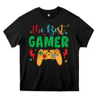 Black the best gamer Heavy Core Tee - JahusDesignShop