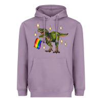 Lavender lgbtq+  t rex Heavyweight Hoodie - Artiststas