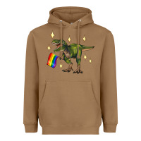 Toasted Coconut lgbtq+  t rex Heavyweight Hoodie - Artiststas
