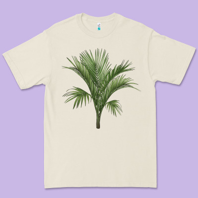Botanical Majesty Palm Illustrations Premium Tee Designed By Lillyallendesigns