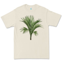 Bone Botanical Majesty Palm Illustrations Premium Tee - LillyAllenDesigns