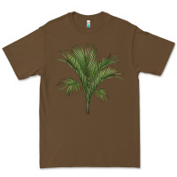 Cacao Botanical Majesty Palm Illustrations Premium Tee - LillyAllenDesigns