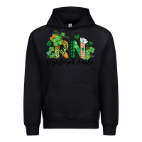 Black st. patricks day registered nurse rn Urban Hoodie - BarkalooDesign