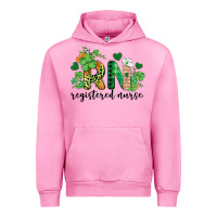 Fuchsia Pink st. patricks day registered nurse rn Urban Hoodie - BarkalooDesign