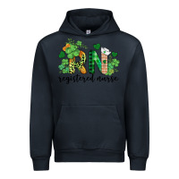 Navy st. patricks day registered nurse rn Urban Hoodie - BarkalooDesign