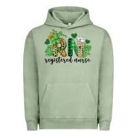 Pigment Oil Green st. patricks day registered nurse rn Urban Hoodie - BarkalooDesign