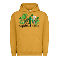 Pigment Peanut Butter st. patricks day registered nurse rn Urban Hoodie - BarkalooDesign